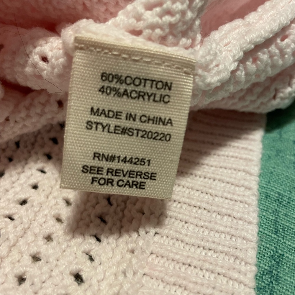 Pink summer knit cardigan - Picture 4 of 5